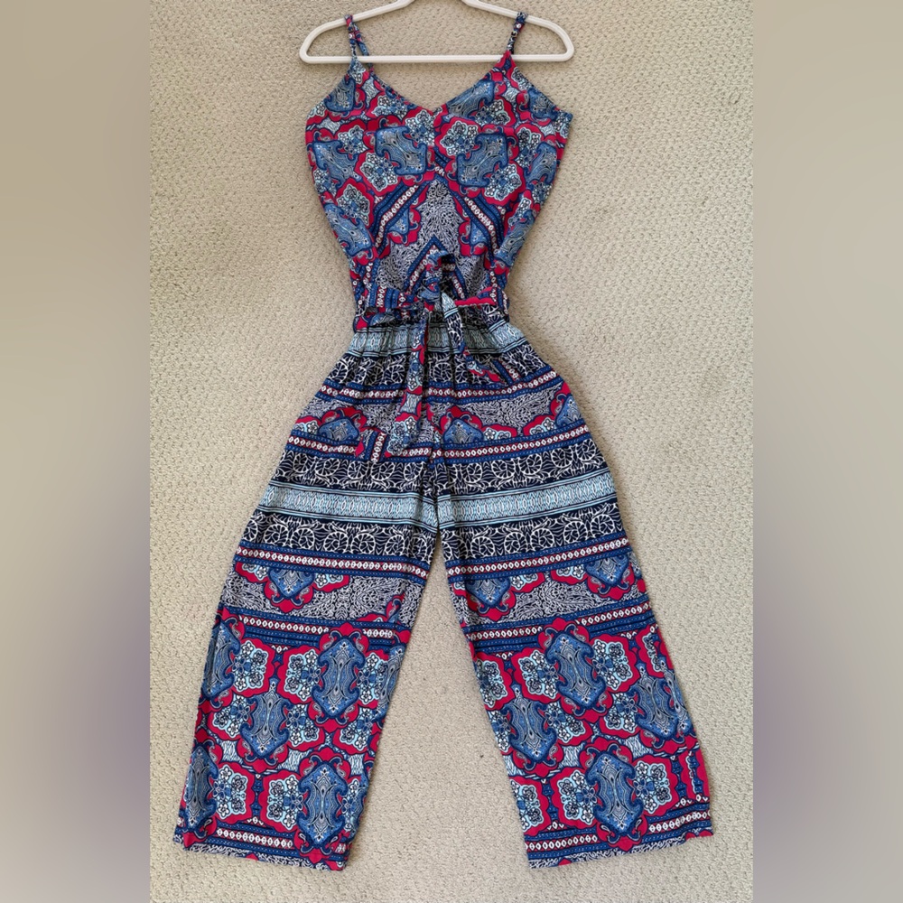 Tommy Bahama Handkerchief Patterned Jumpsuit